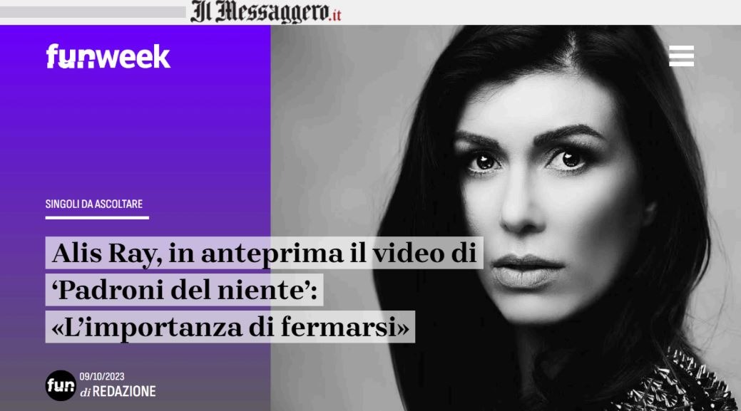 alis ray messaggero